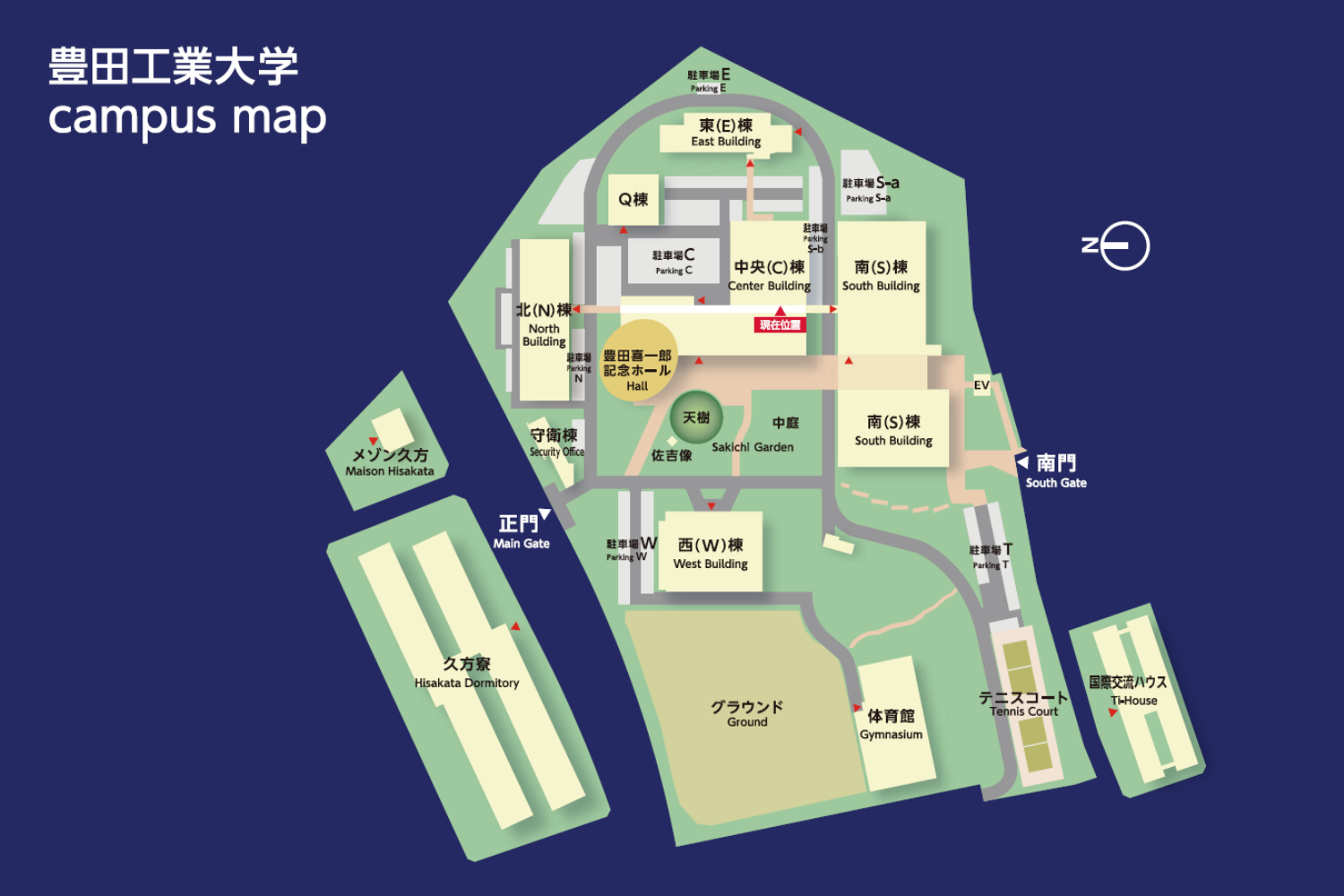 豊田工業大学 キャンパスマップ